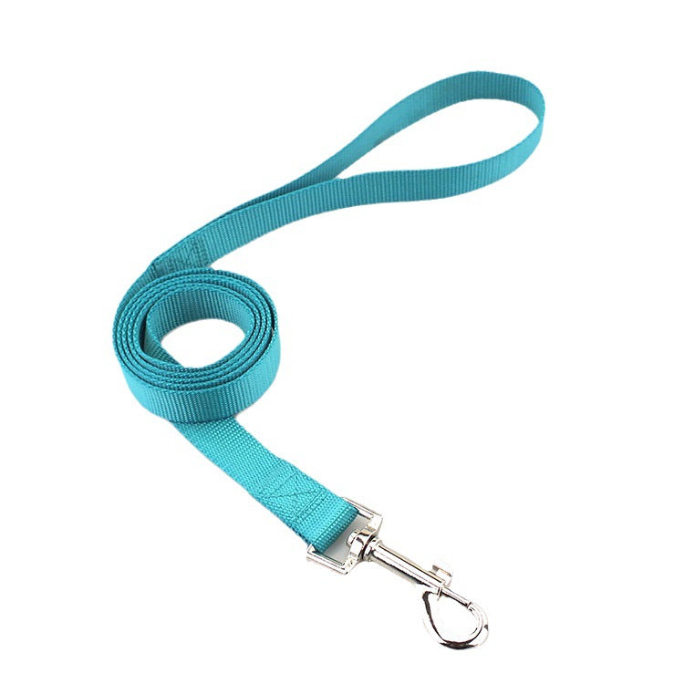 KFX-6990141 Durable Solid Color Nylon Dog Leash - Multiple Color Options Available