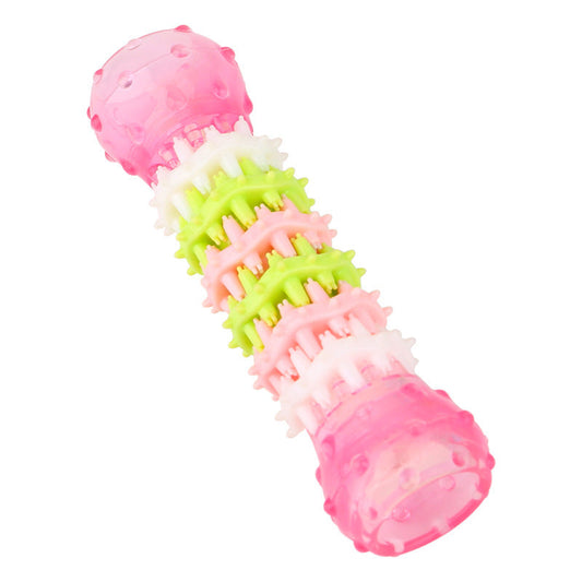 KFX-6991165 Durable Dog Molar Cleaning Toys - Multiple Sizes and Colors Available, Includes Dental Treats