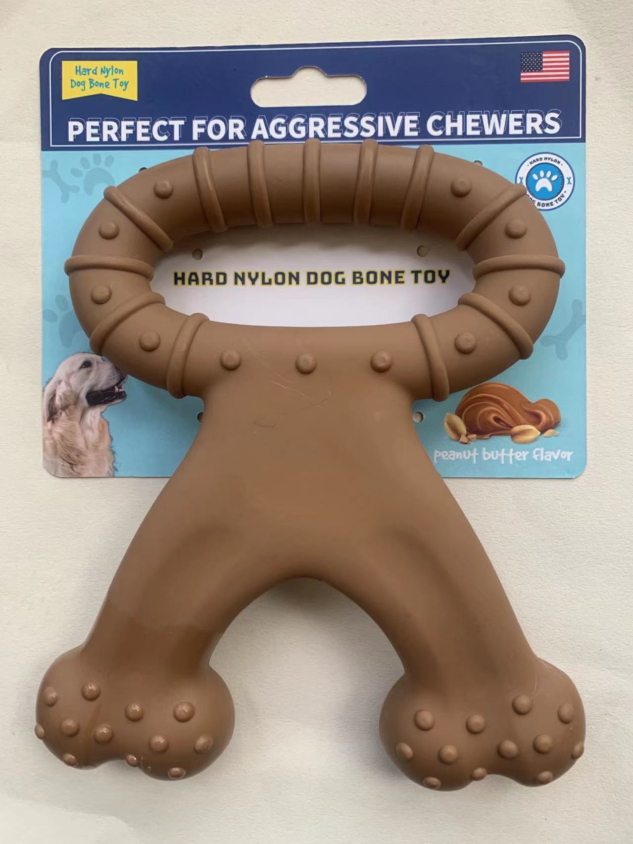 KFX-6994749 Durable Nylon Chewing Toy for Dogs - Molar Interactive Design