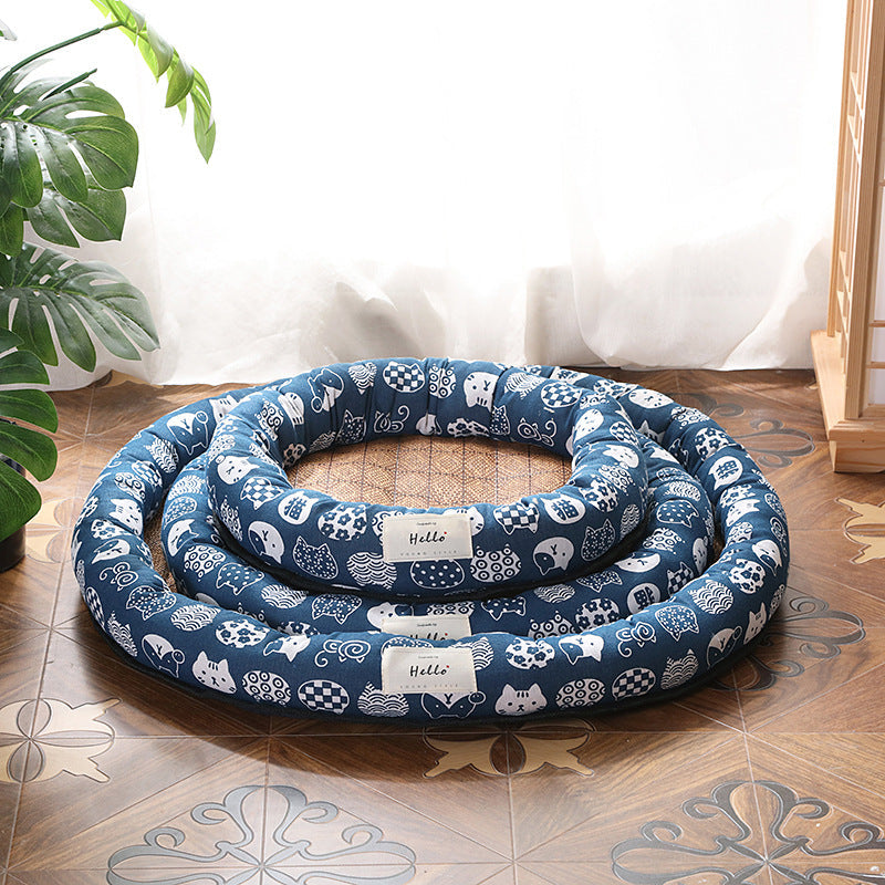 KFX-6996157 Cozy Round Pet Kennel for Cats and Dogs - Available in Various Styles and Sizes