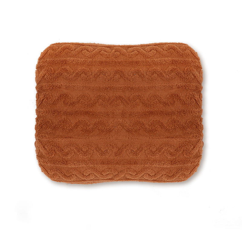 KFX-6997949 Soft Plush Flannel Pet Bed - Warm Thick Comfortable Mattress for Cats and Dogs, Machine Washable, Available in Multiple Sizes