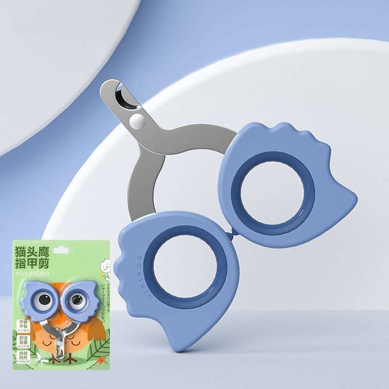 KFX-6999869 Universal Pet Nail Clippers for Dogs and Cats - Available in Lemon Yellow, Lake Blue, and Ivory White