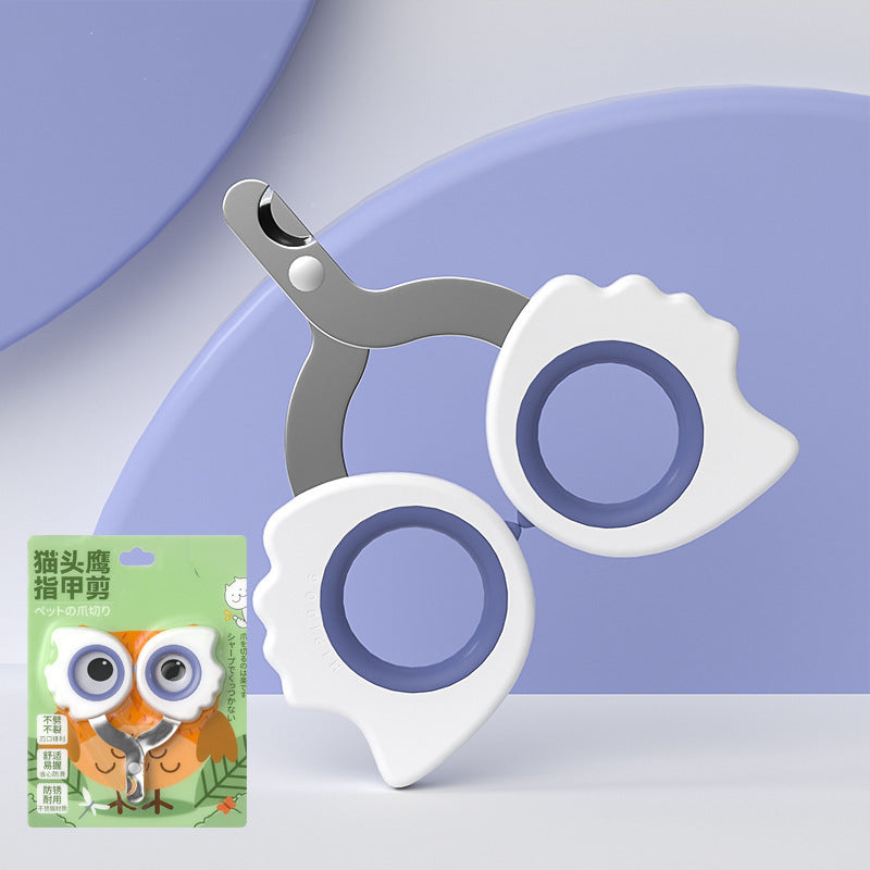 KFX-6999869 Universal Pet Nail Clippers for Dogs and Cats - Available in Lemon Yellow, Lake Blue, and Ivory White