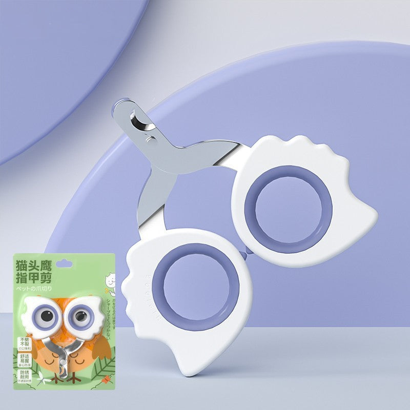 KFX-6999869 Universal Pet Nail Clippers for Dogs and Cats - Available in Lemon Yellow, Lake Blue, and Ivory White