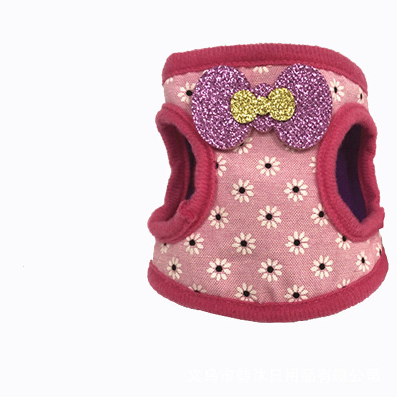 KFX-7001149 Vest-Style Chest Strap for Rabbits and Guinea Pigs - Adjustable Cloth Design