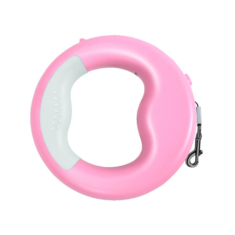 KFX-7001661 LED Telescopic Traction Rope for Pets - Automatic, Scalable Design, Durable Plastic