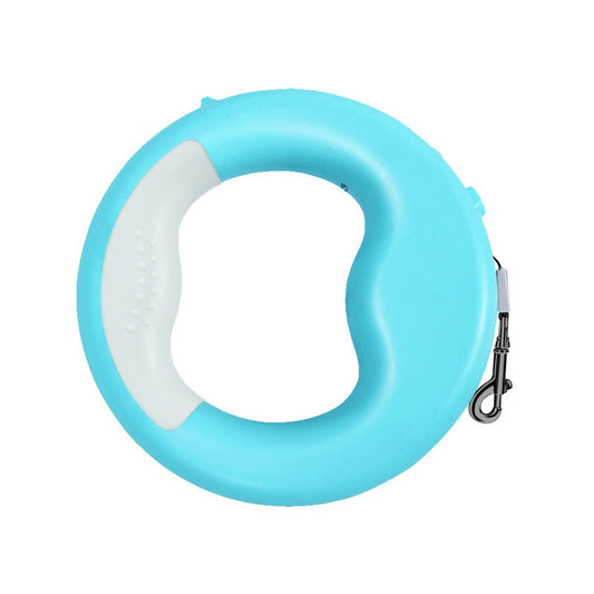 KFX-7001661 LED Telescopic Traction Rope for Pets - Automatic, Scalable Design, Durable Plastic
