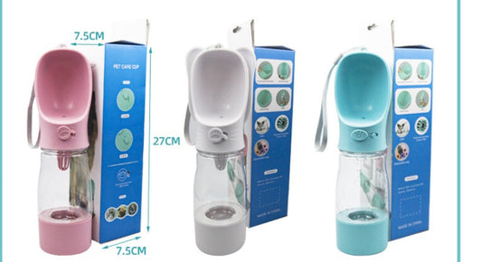 KFX-7013437 Automatic Dog Water and Food Cup - 27x6.5 cm, ABS Material