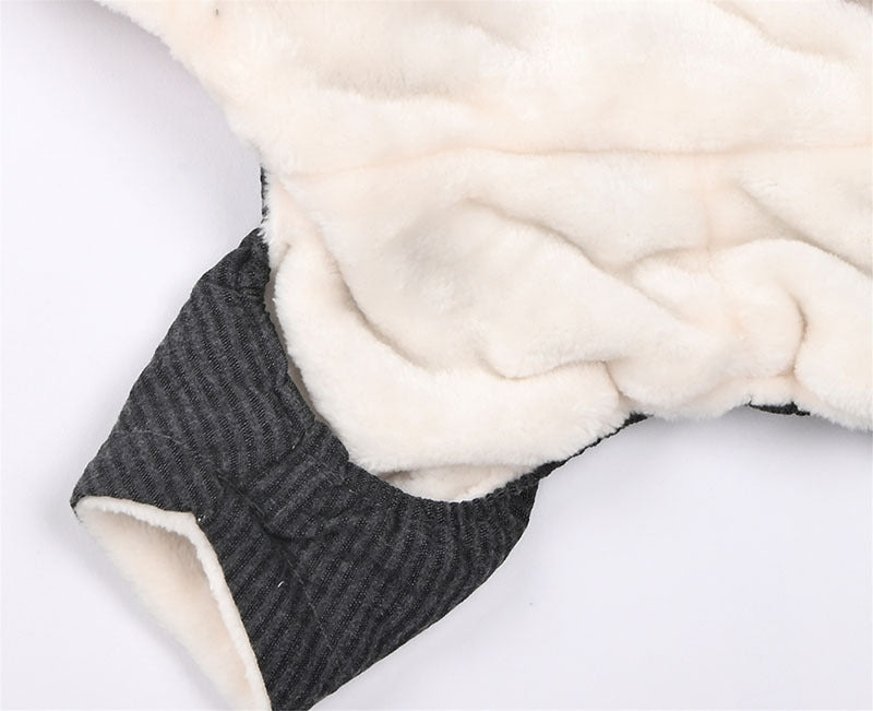 KFX-7013949 Cozy Cotton and Wool Teddy Dog Apparel for Autumn and Winter