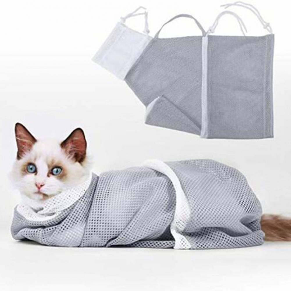KFX-7015229 Pet Bath Bag - Fabric Cleaning Solution in Green & White, Pink & White, Off-White Options