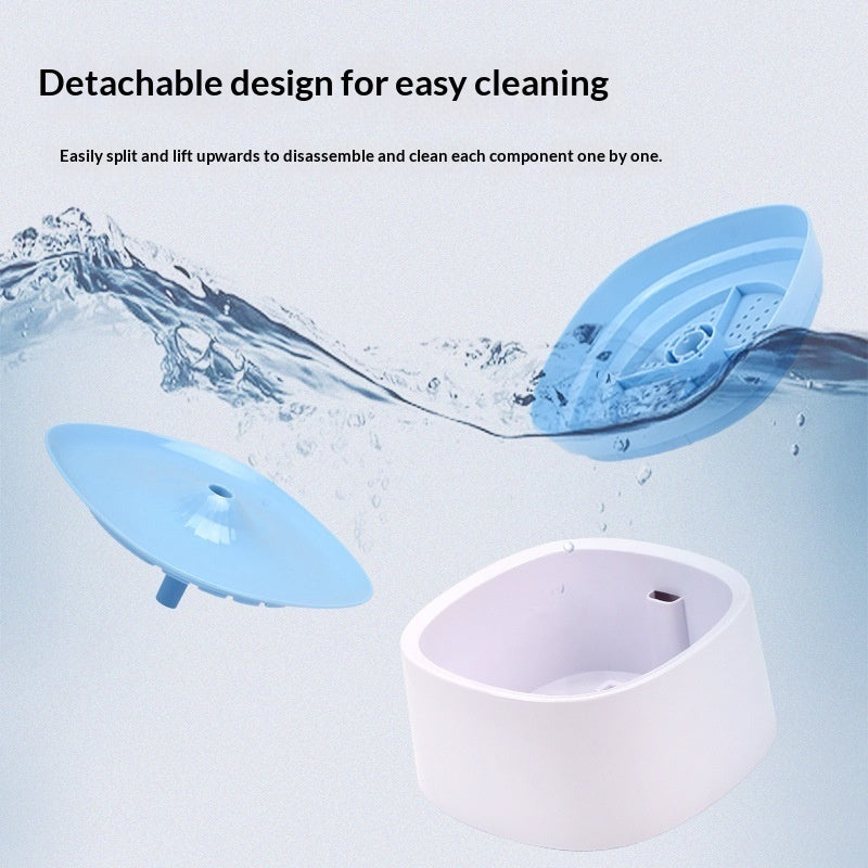 KFX-7019197 Automatic Cat Water Fountain with Water-Level Cutoff Pump - Multiple Colors Available