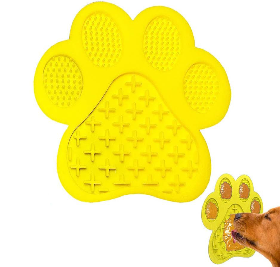 KFX-7020605 Peanut Butter Dog Licking Mat with Suction Cups for Bathing, Grooming, and Slow Feeding