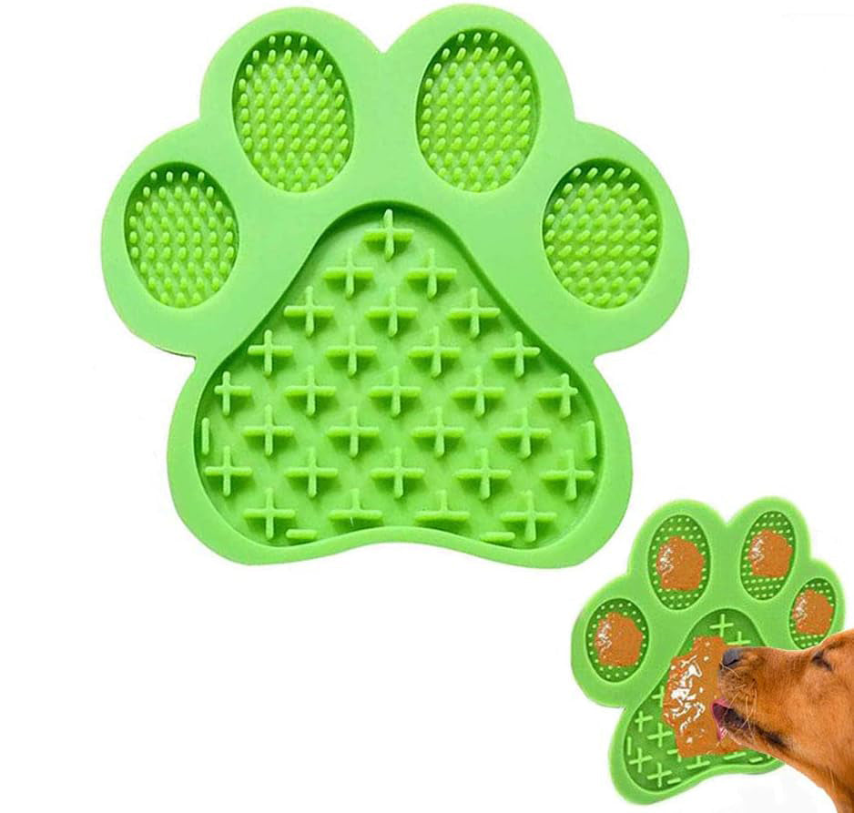 KFX-7020605 Peanut Butter Dog Licking Mat with Suction Cups for Bathing, Grooming, and Slow Feeding