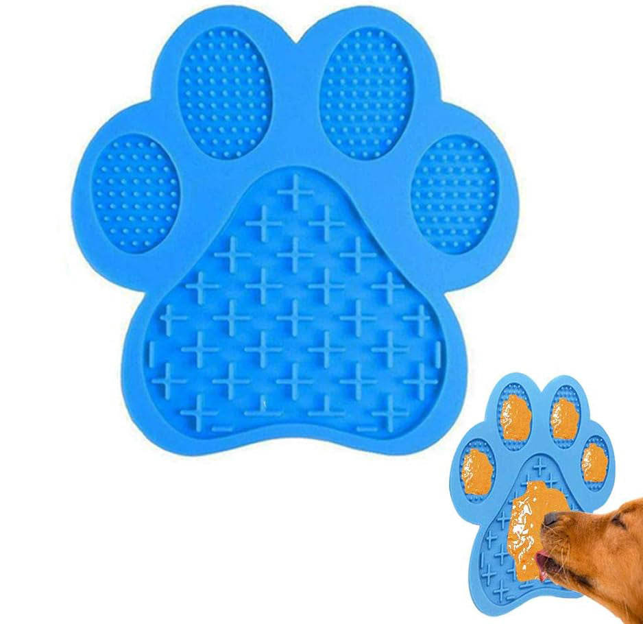 KFX-7020605 Peanut Butter Dog Licking Mat with Suction Cups for Bathing, Grooming, and Slow Feeding