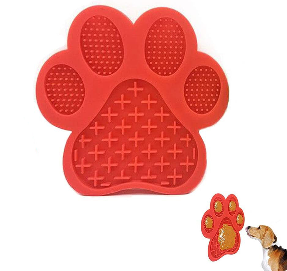 KFX-7020605 Peanut Butter Dog Licking Mat with Suction Cups for Bathing, Grooming, and Slow Feeding