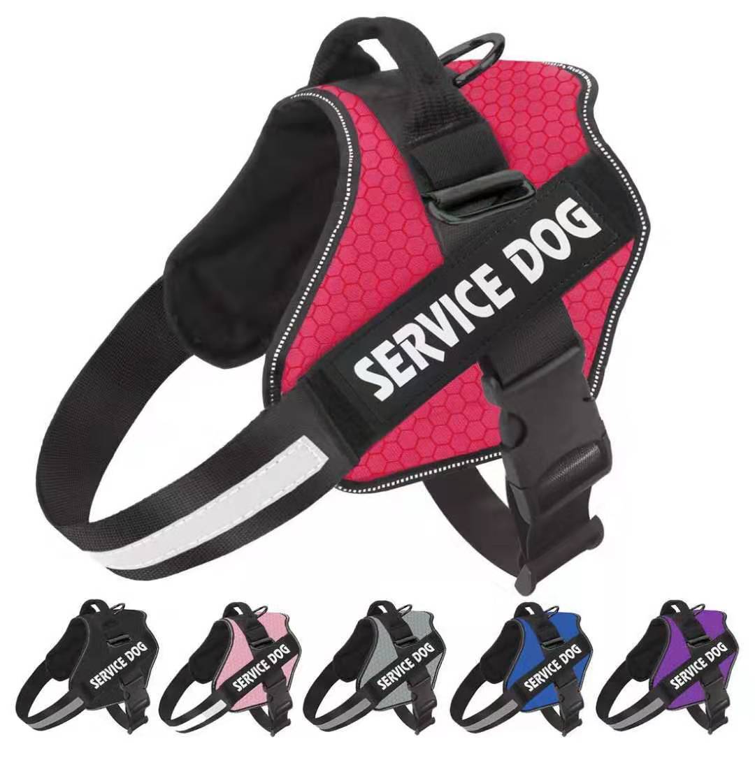 KFX-7022397 Adjustable Fashion Dog Chest Harness with Leash in Various Colors and Sizes