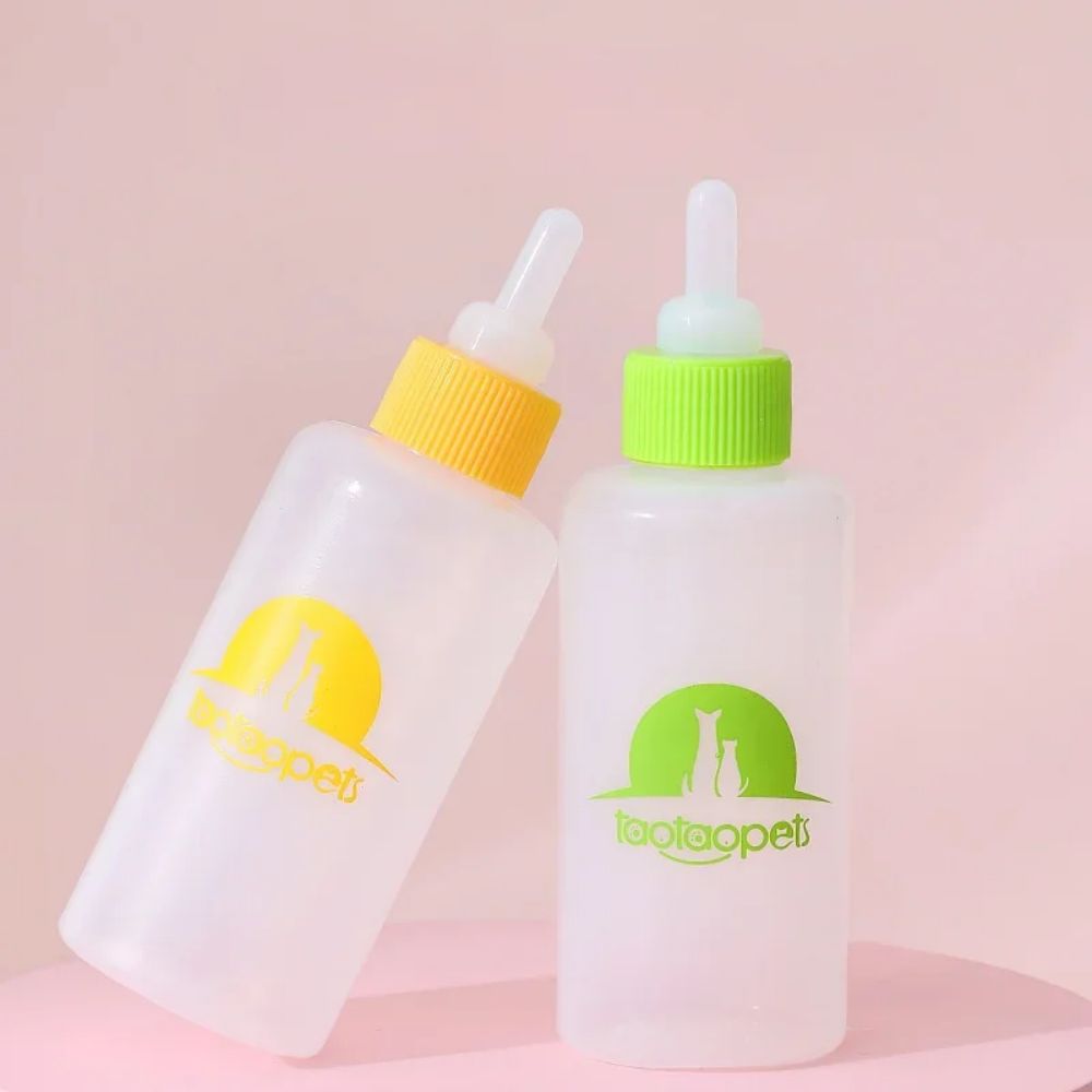 KFX-7026365 Pet Milk and Water Bottle Set for Small Dogs, Cats, Kittens, and Puppies – 4-Piece Feeding Accessory Kit