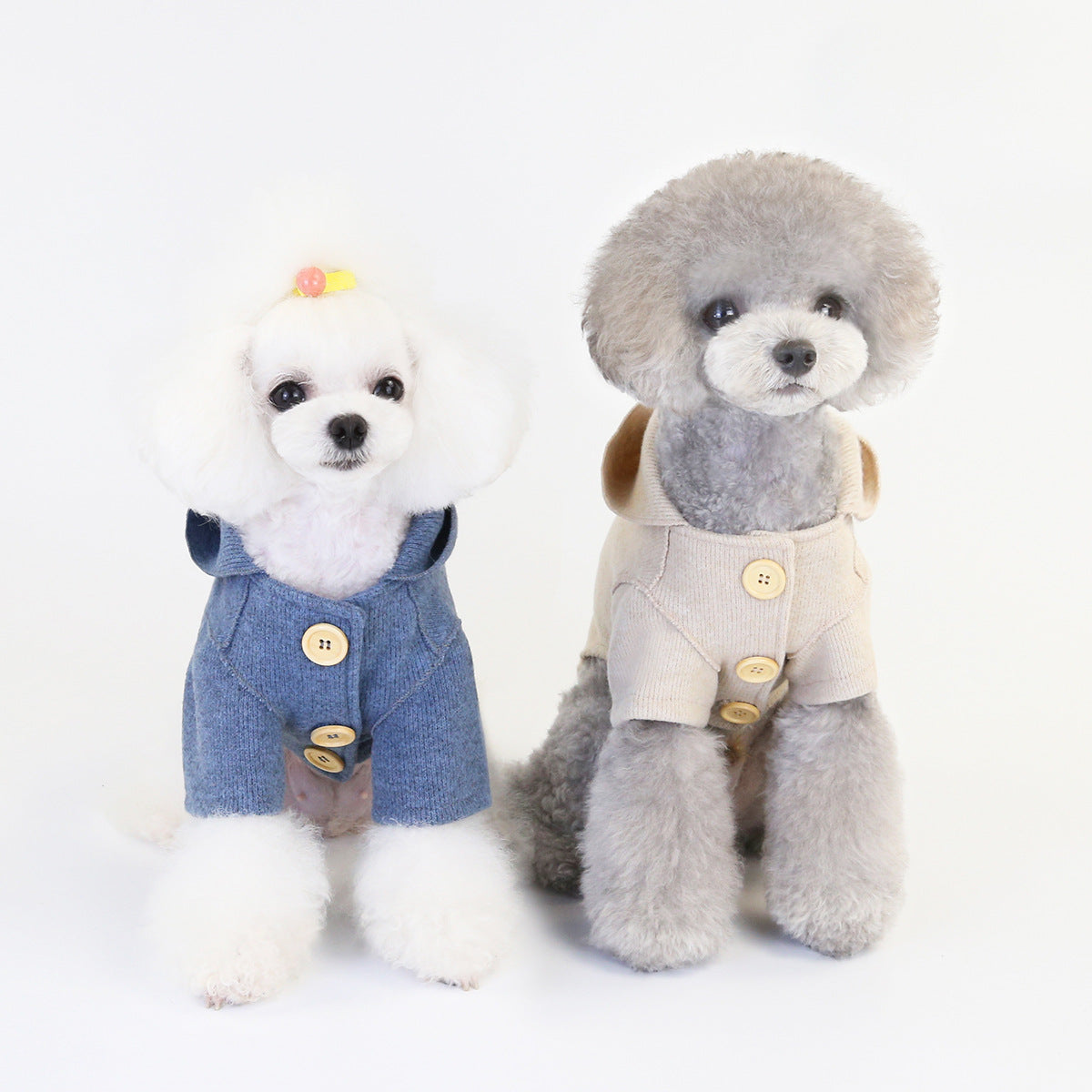 KFX-7033021 Pet Woolen Coat - Casual Cotton Vest for Dogs, Available in Multiple Sizes