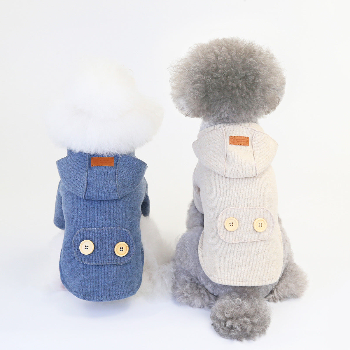 KFX-7033021 Pet Woolen Coat - Casual Cotton Vest for Dogs, Available in Multiple Sizes