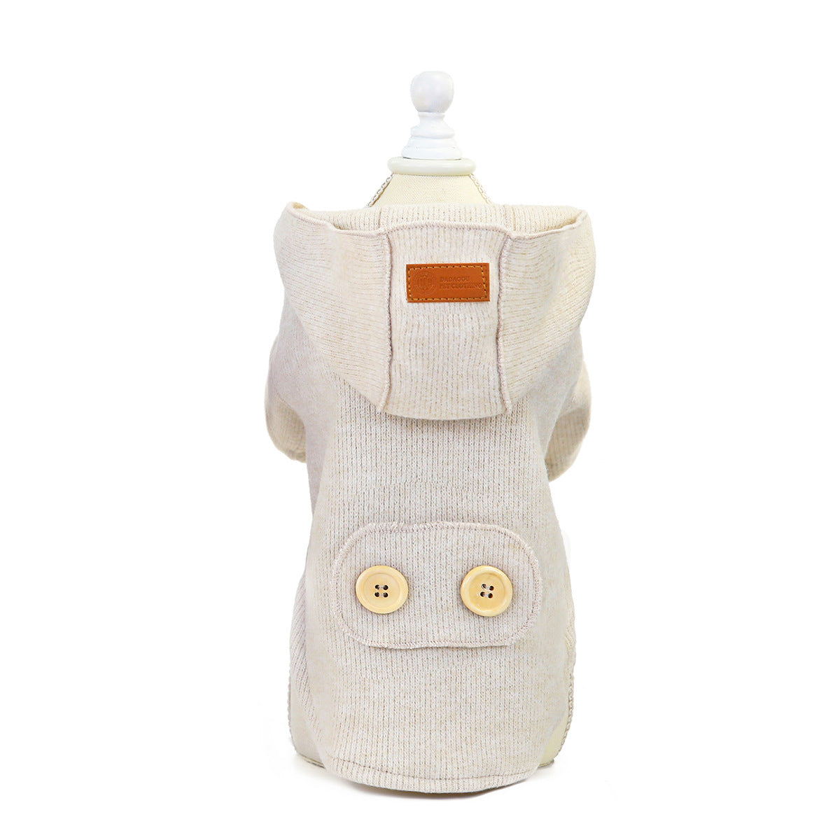 KFX-7033021 Pet Woolen Coat - Casual Cotton Vest for Dogs, Available in Multiple Sizes