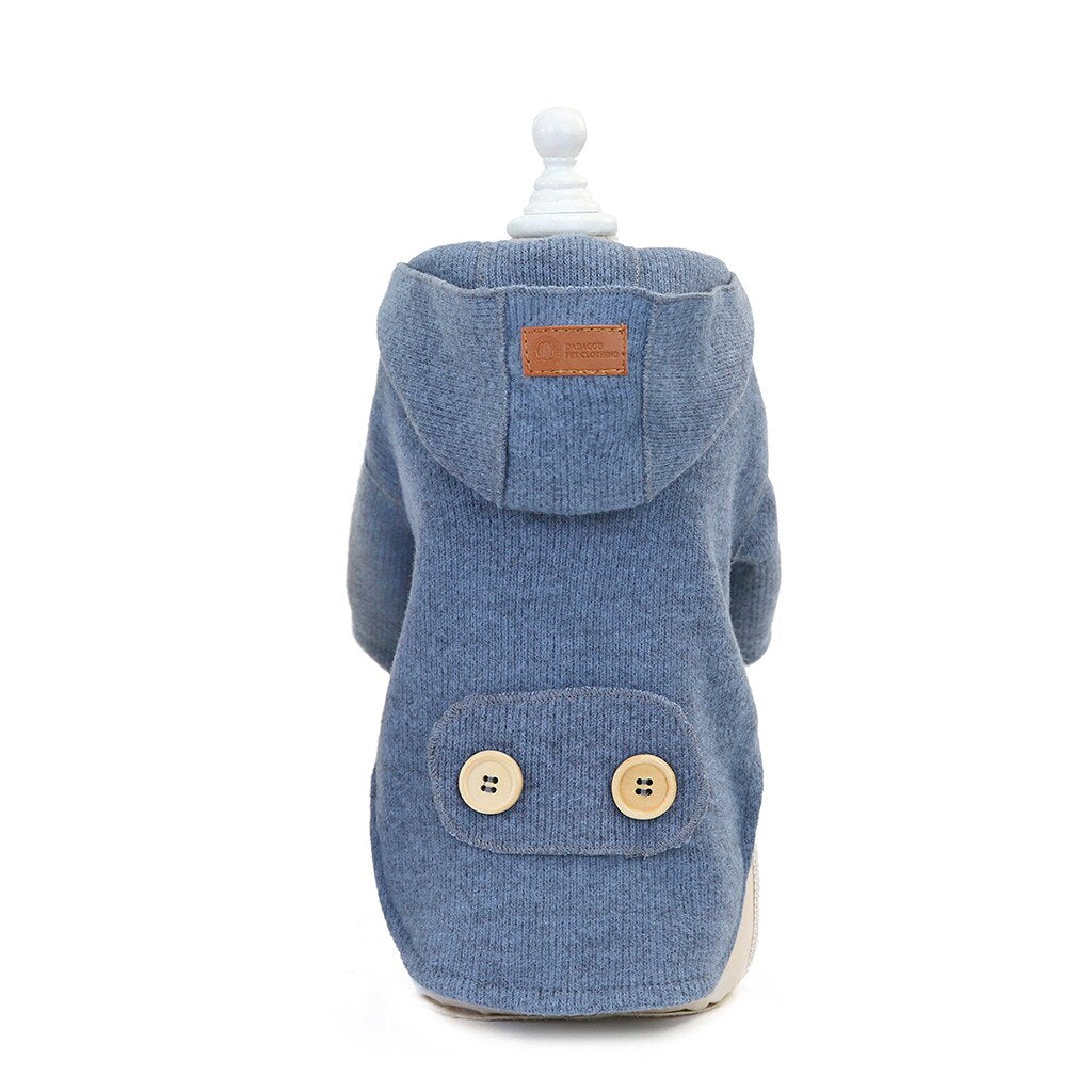 KFX-7033021 Pet Woolen Coat - Casual Cotton Vest for Dogs, Available in Multiple Sizes