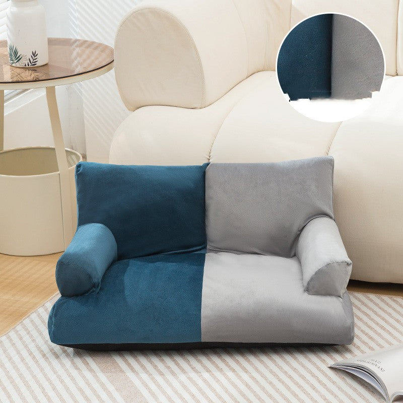 KFX-7034685 Comfortable High Backrest Pet Sofa - Stylish Doghouse Cathouse Mattress in Multiple Colors