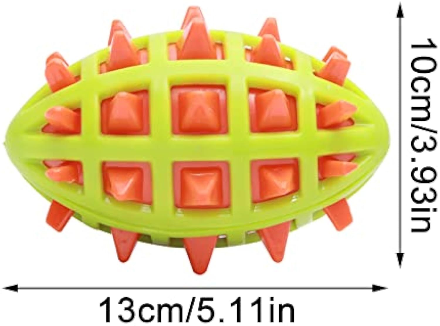 KFX-7036093 Indestructible Dog Teether Ball with Dental Cleaning Texture for Interactive Play