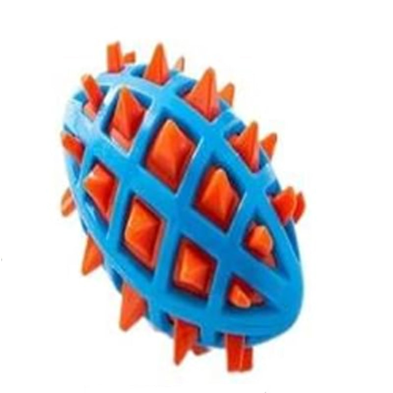 KFX-7036093 Indestructible Dog Teether Ball with Dental Cleaning Texture for Interactive Play