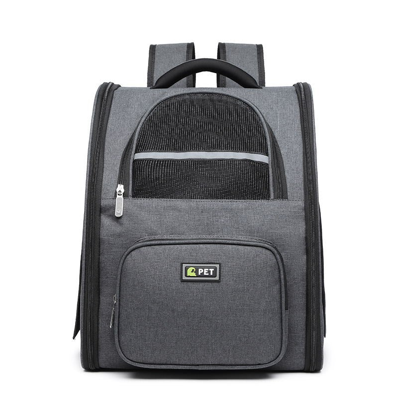 KFX-7036861 Pet Carrier Backpack for Small Pets - Cation and DTY Material, Medium Hardness, 43x41x10 cm