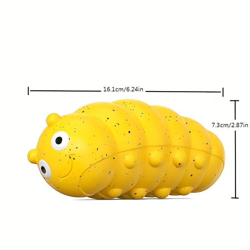 KFX-7037885 Teething Dog Toy with Sound-Activated Barking Bug for Engaging Play