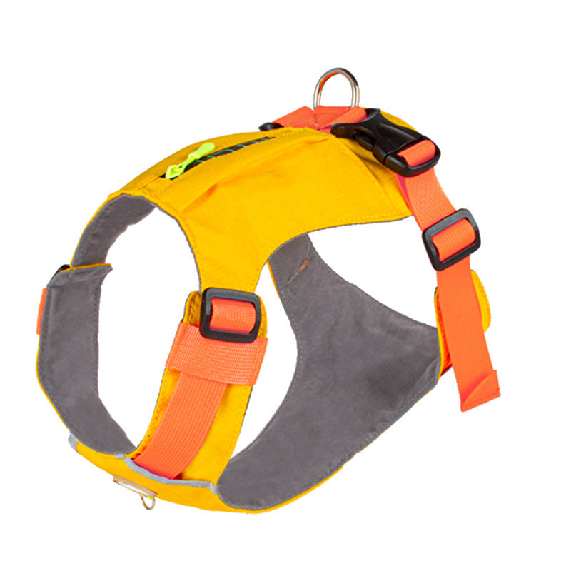 KFX-7040189 Lightweight Dog Travel Chest Strap with Zipper Pocket in Multiple Colors