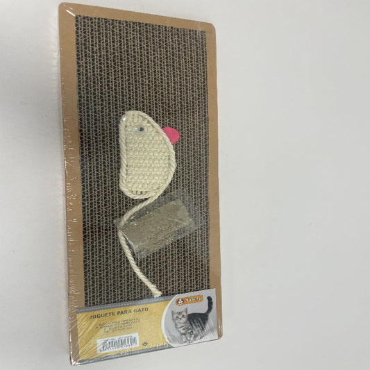 KFX-7040573 Durable Cat Scratching Post with Natural Sisal and Plush Base