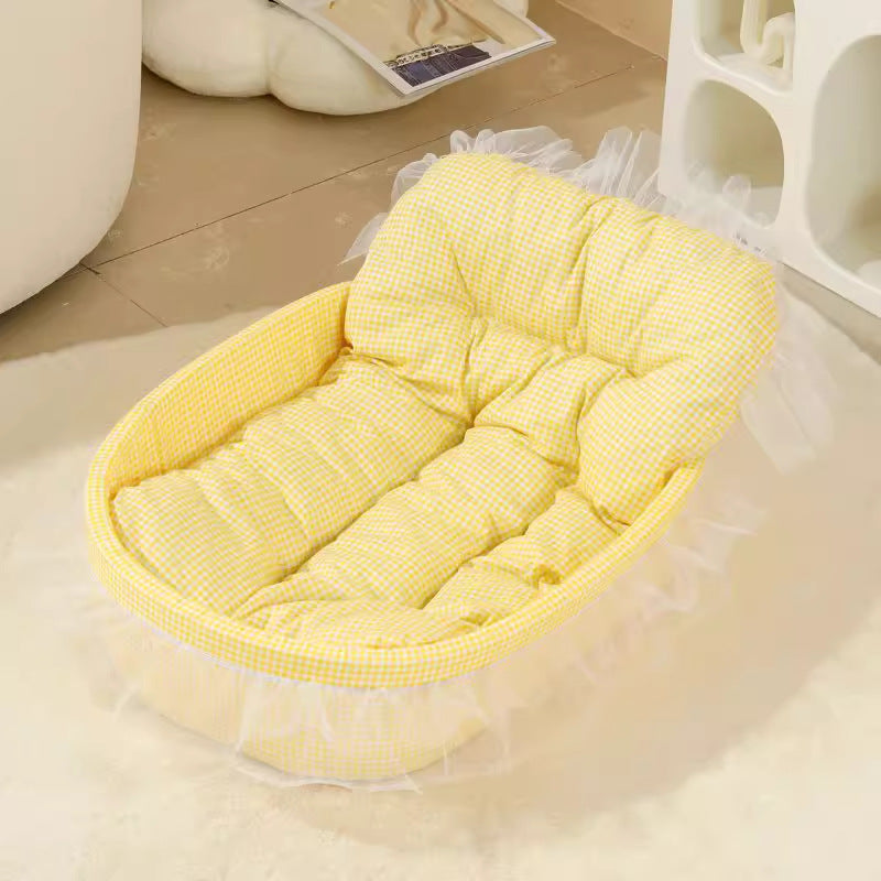 KFX-7042237 Fashion Macaron Four Seasons Pet Mat - Universal Winter Kennel for Dogs, 60 x 40 cm, Available in Four Colors