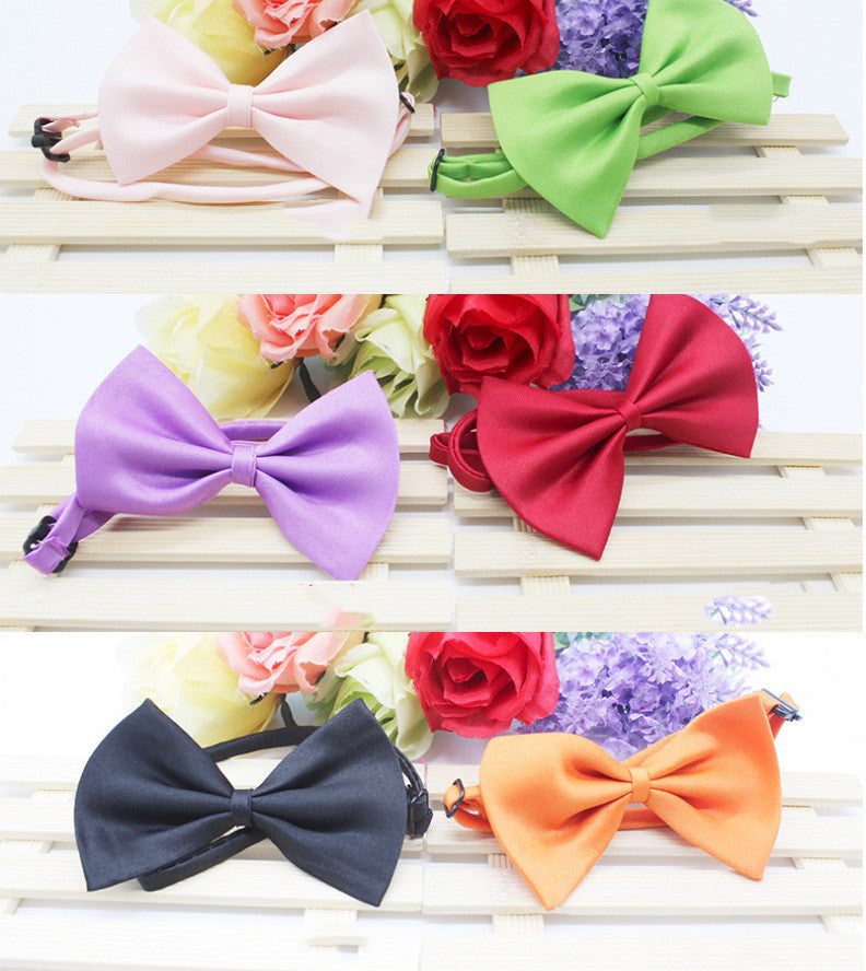 KFX-7042621 Colorful Bow Tie Pet Lead for Cats and Dogs, Warm Cloth Accessory with Floral Design, 51cm Length