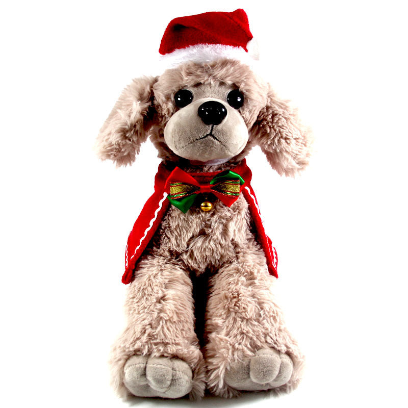 KFX-7042749 Winter Monochrome Double-Sided Velvet Cape Hat Scarf Set for Pets