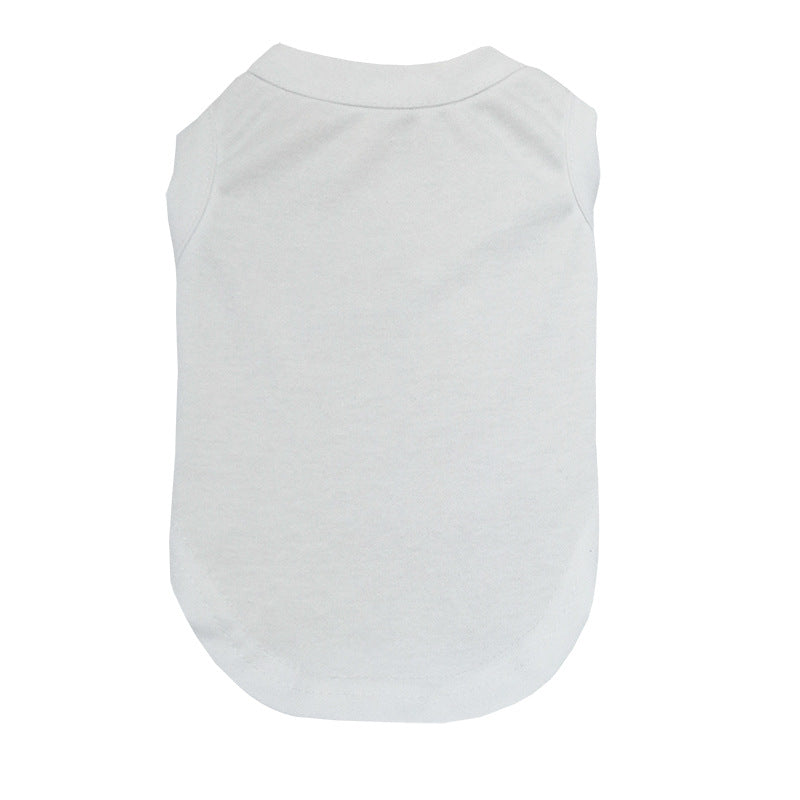 KFX-7048509 Casual Cotton T-shirt for Dogs in Various Colors and Sizes