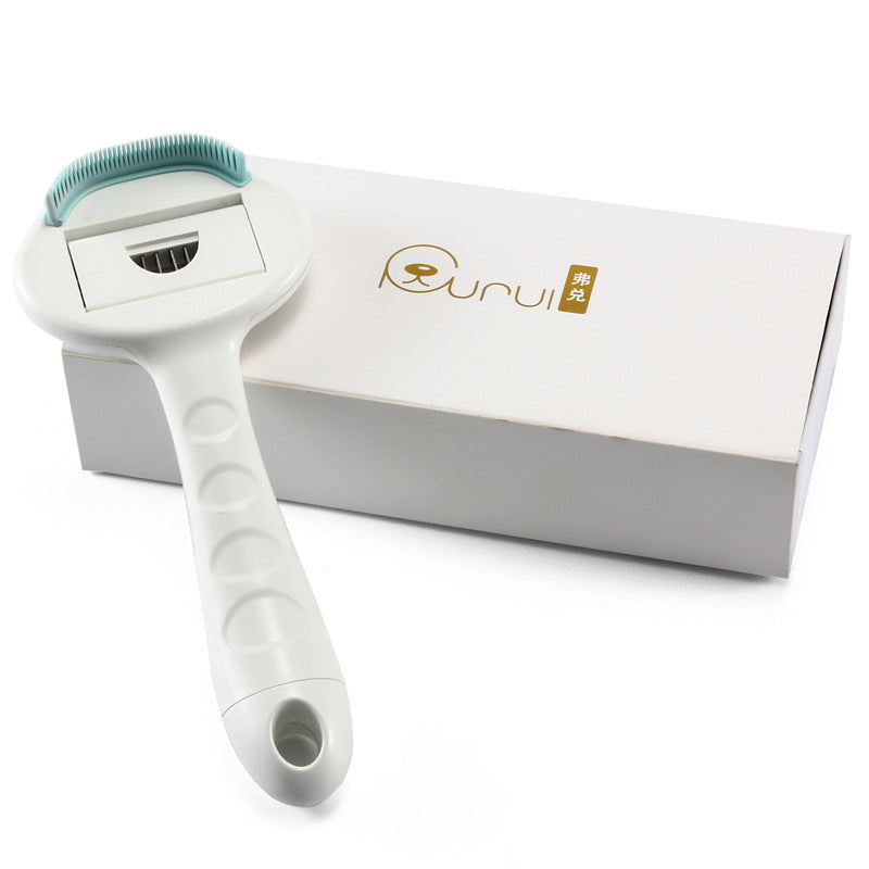 KFX-7051709 Stainless Steel Multifunctional Pet Comb for Effective Fur Care