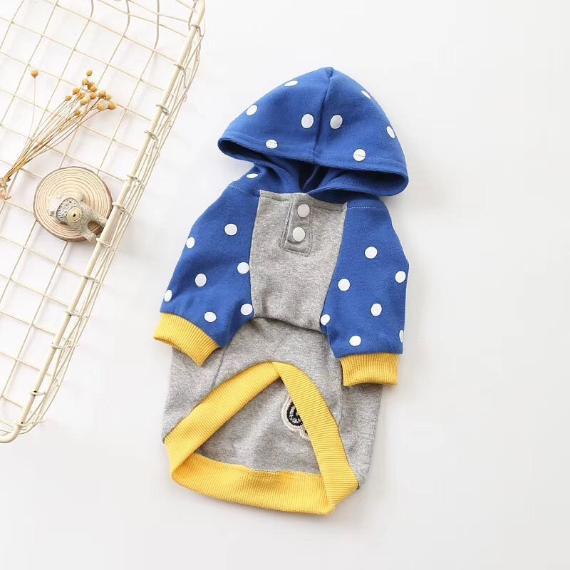 KFX-7052477 Cozy Cotton Hooded Sweatshirt for Dogs - Autumn and Winter Essentials