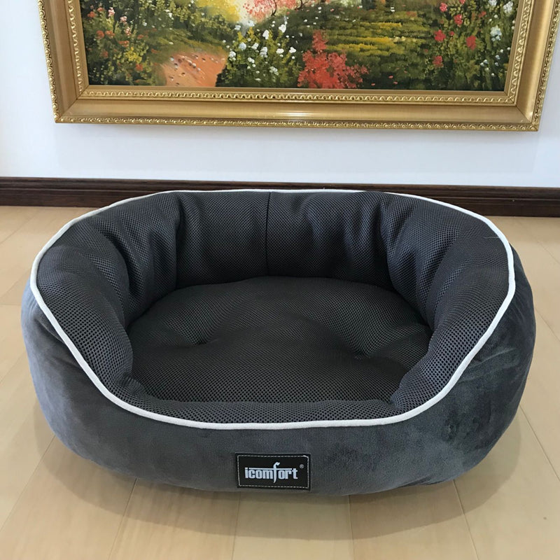 KFX-7055933 Summer Cool Pet Kennel for Small, Medium, and Large Dogs - Soft Cotton Bed Mat with Various Size Options