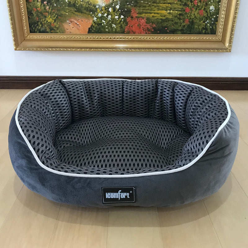 KFX-7055933 Summer Cool Pet Kennel for Small, Medium, and Large Dogs - Soft Cotton Bed Mat with Various Size Options