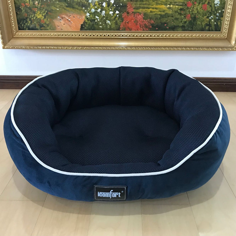 KFX-7055933 Summer Cool Pet Kennel for Small, Medium, and Large Dogs - Soft Cotton Bed Mat with Various Size Options