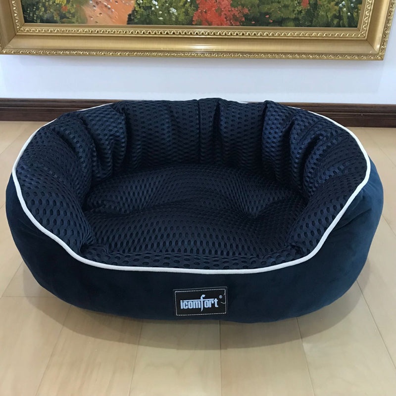 KFX-7055933 Summer Cool Pet Kennel for Small, Medium, and Large Dogs - Soft Cotton Bed Mat with Various Size Options