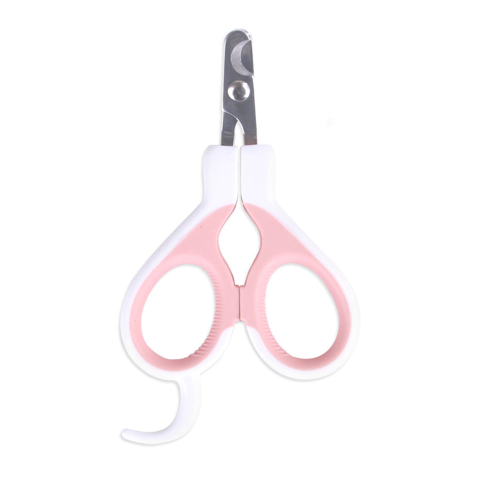 KFX-7065405 Pet Nail Clipper for Dogs and Cats - Stainless Steel Scissors with Blood Line Guide, 11.5cm Size