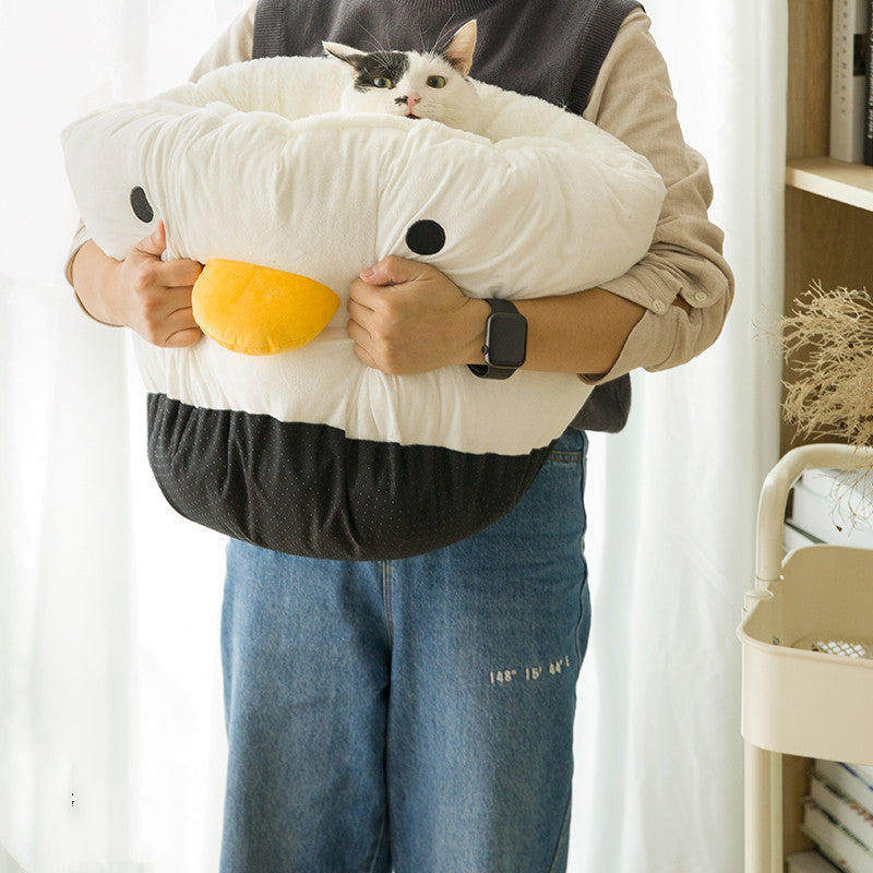 KFX-7065661 Warm and Washable Cat Litter Nest with Thickened Design for All Seasons