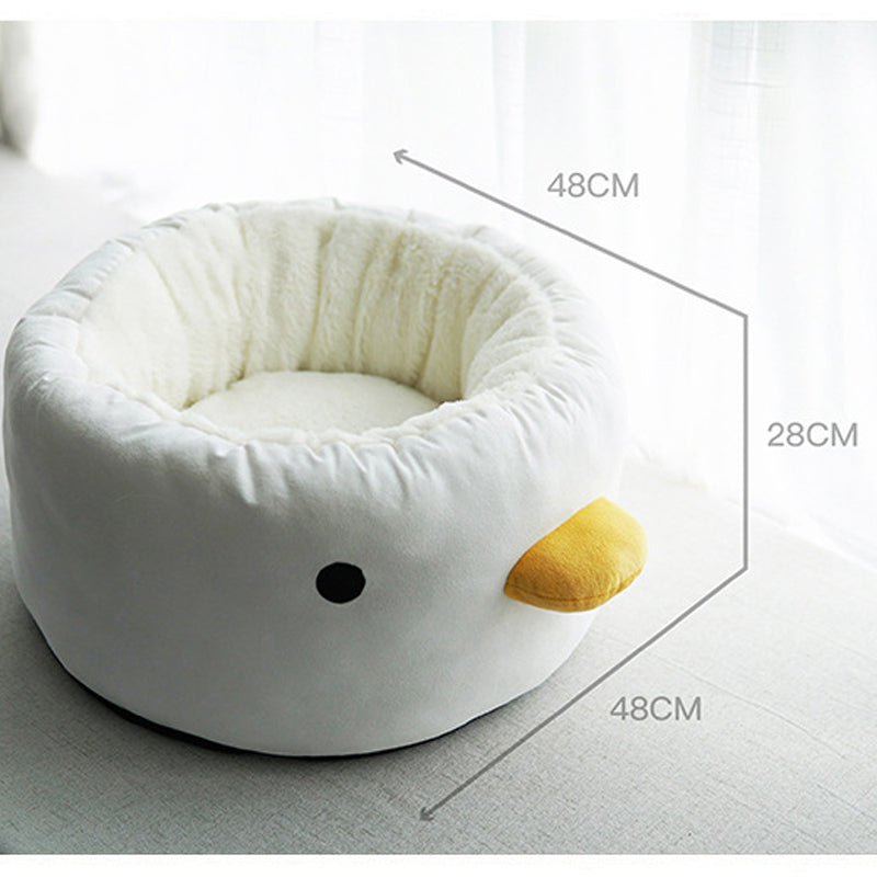 KFX-7065661 Warm and Washable Cat Litter Nest with Thickened Design for All Seasons