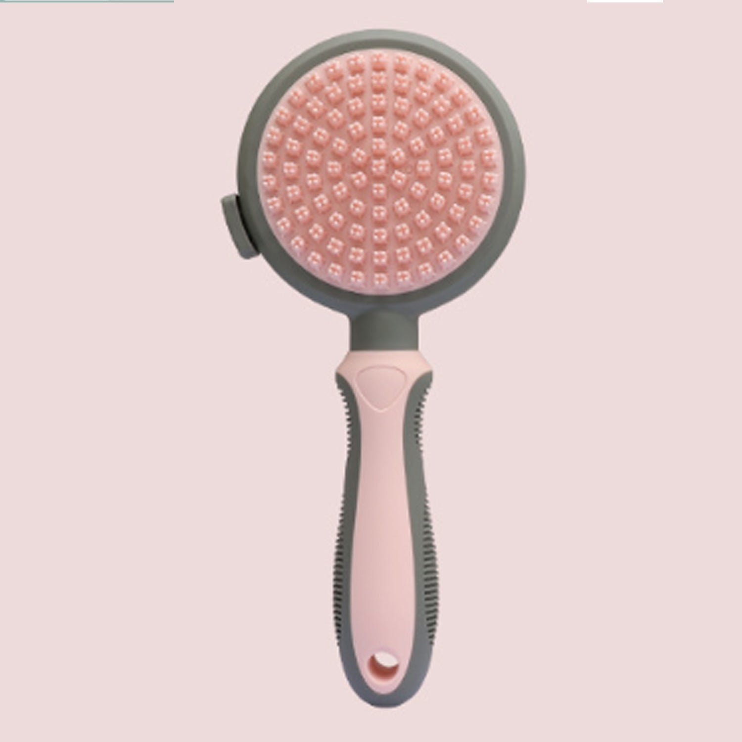 KFX-7070653 Double-Sided Cat Grooming Brush with Flea Comb for Shedding and Hair Removal