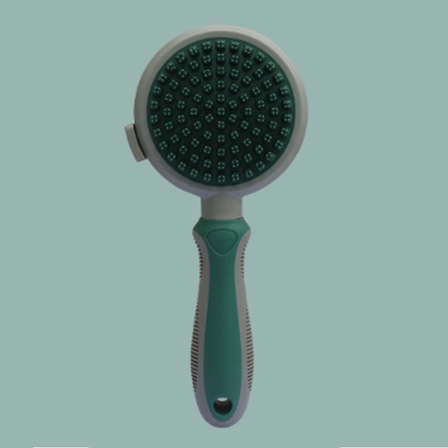 KFX-7070653 Double-Sided Cat Grooming Brush with Flea Comb for Shedding and Hair Removal