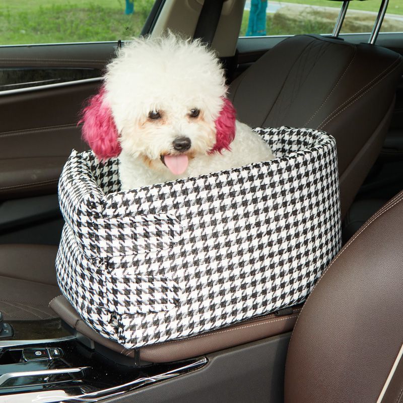 KFX-7071421 Cozy Cotton Safety Seat for Small Dogs and Cats, Removable and Washable, Fits Pets Up to 6.5kg