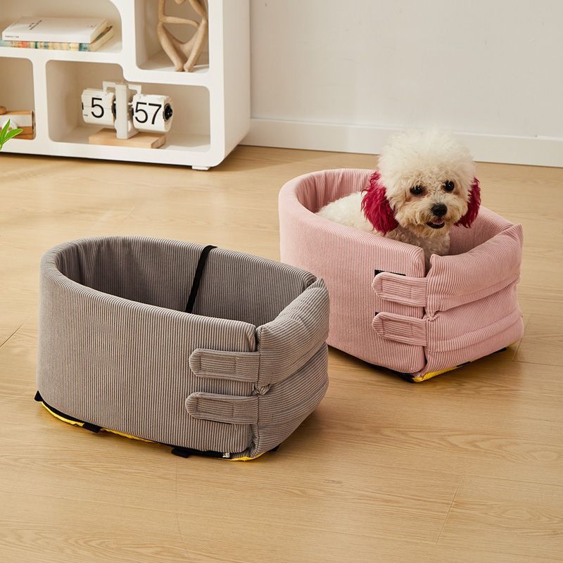 KFX-7071421 Cozy Cotton Safety Seat for Small Dogs and Cats, Removable and Washable, Fits Pets Up to 6.5kg