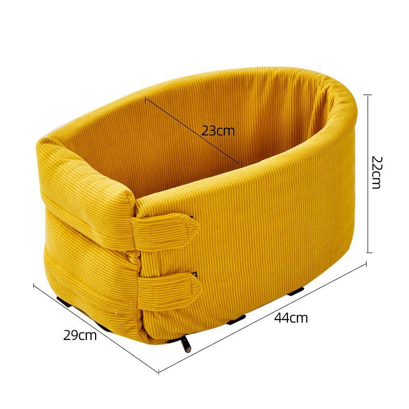 KFX-7071421 Cozy Cotton Safety Seat for Small Dogs and Cats, Removable and Washable, Fits Pets Up to 6.5kg
